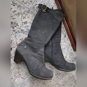 El Naturalista Grey Suede Boots Size 38